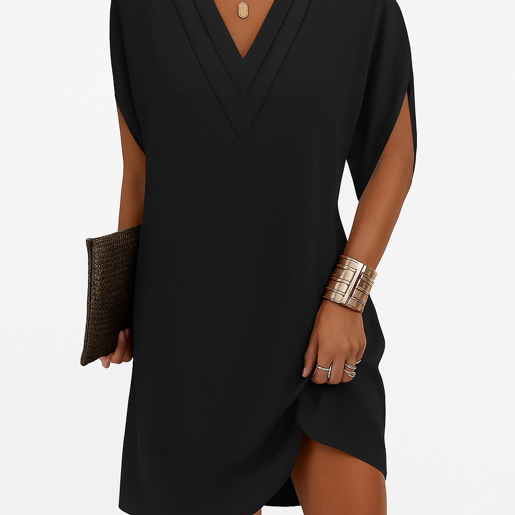 Pique shirt dress