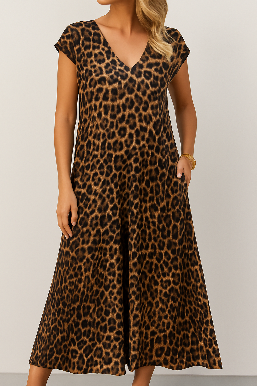 Flowing Voluminous midi dress