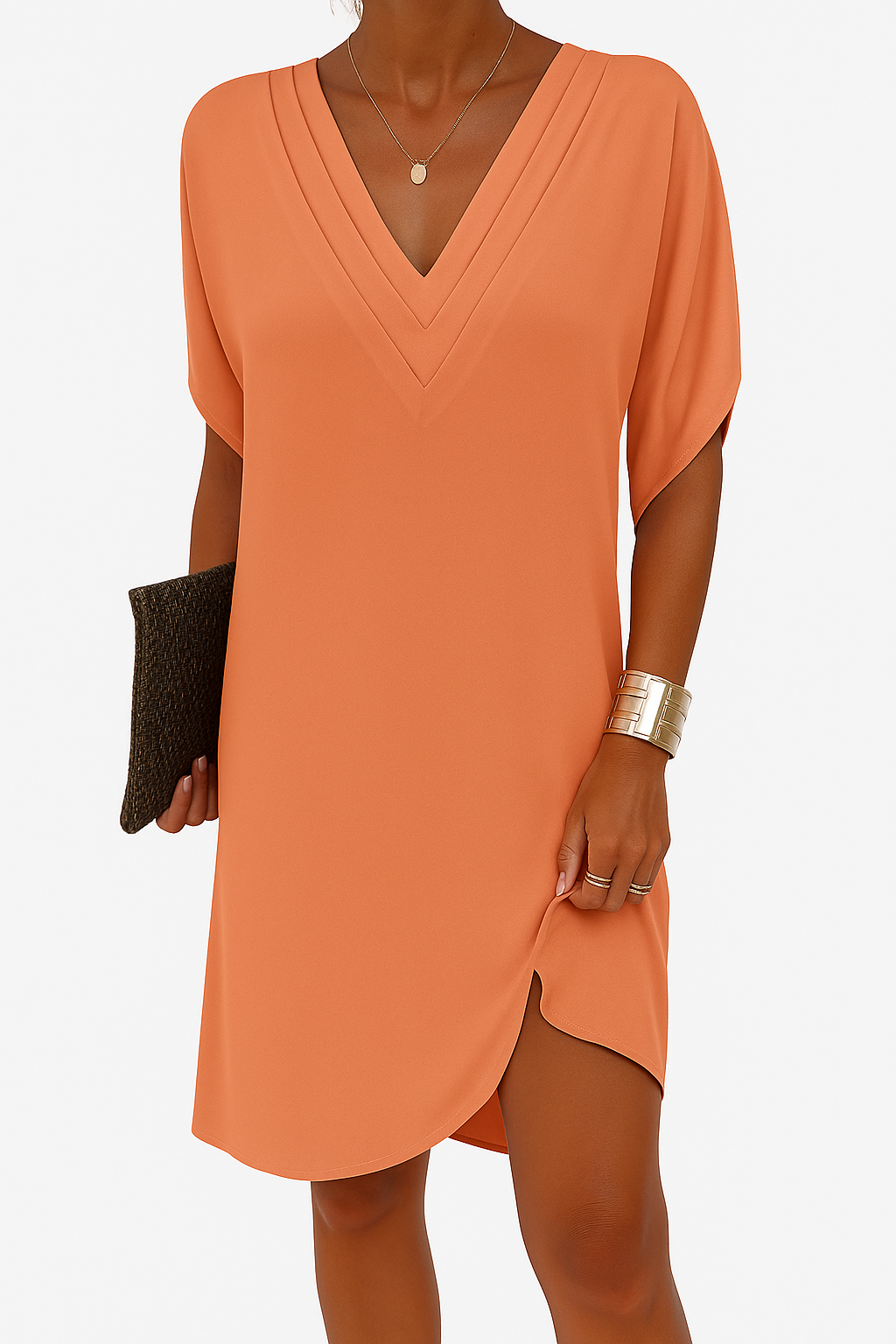 Pique shirt dress